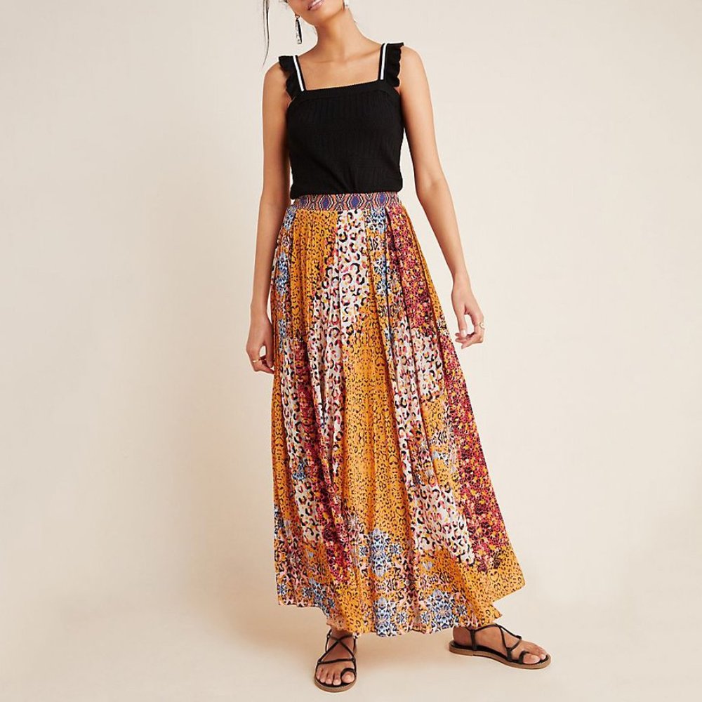 Anthropologie Panthera Maxi Skirt